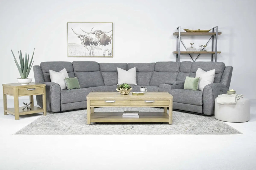 Mia 6 Piece 2 Power Sectional