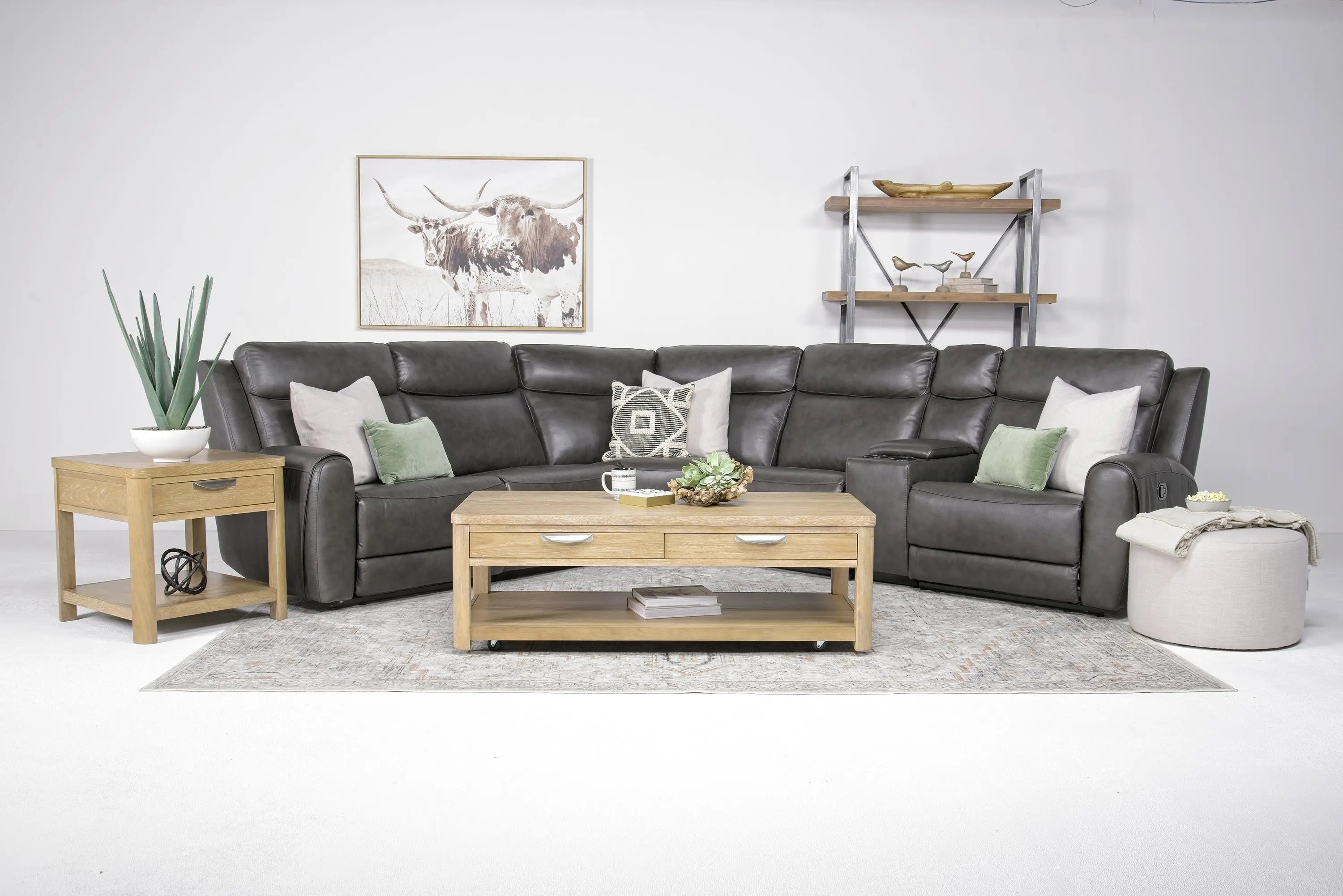 Mia 6 Piece Reclining Sectional