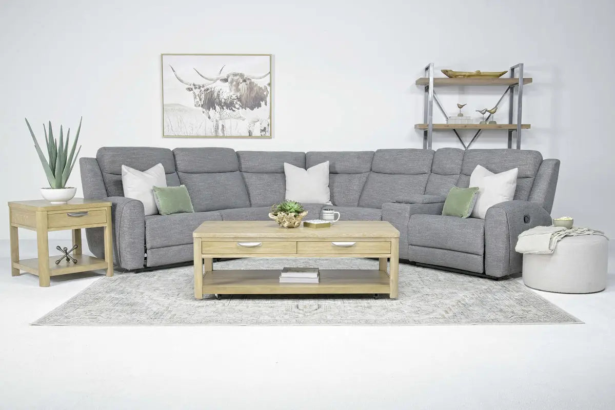 Mia 6 Piece Reclining Sectional